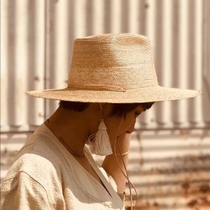 Desert Sun Hat - Golden Guatemalan Palm